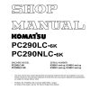 komatsu hydraulic excavator pc290lc 290nlc 6k shop manual page 1