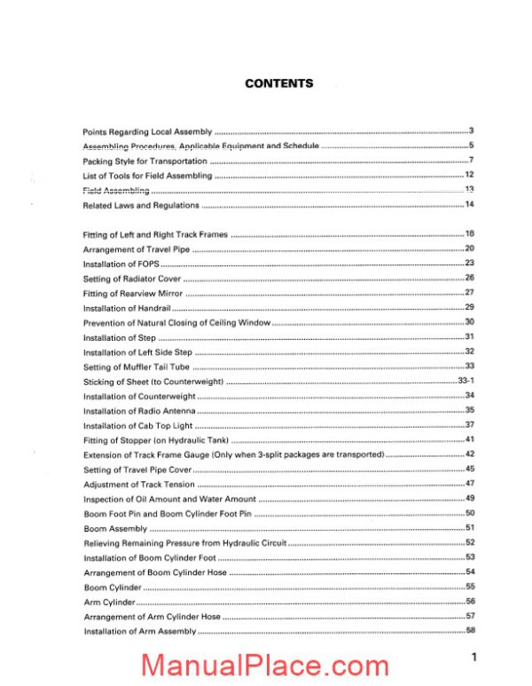 komatsu hydraulic excavator pc750 6 shop manual page 2