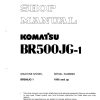 komatsu mobile crushers br500jg 1 shop manual page 1