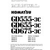 komatsu motor grader gd655 3c shop manual page 1
