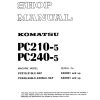komatsu pc210 240 5 shop manual page 1