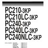 komatsu pc210 pc240 3kp parts book page 1