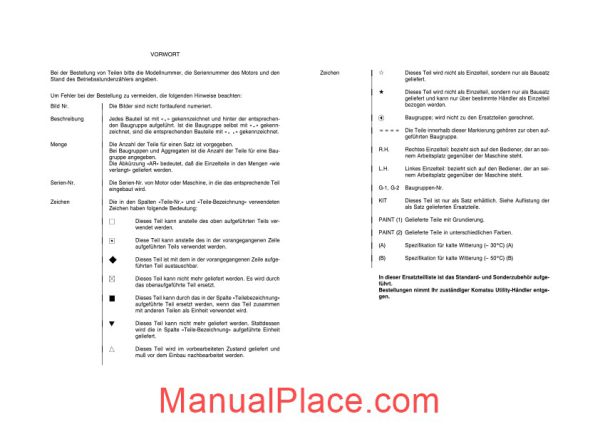 komatsu pc55 mr 3 parts book page 4