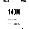 komatsu rigid dump trucks 140m shop manual page 1
