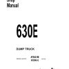 komatsu rigid dump trucks 630e shop manual page 1