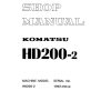 komatsu rigid dump trucks hd200 2 shop manual page 1