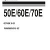 komatsu transmission gear 50e 60e 70e repair manual page 1