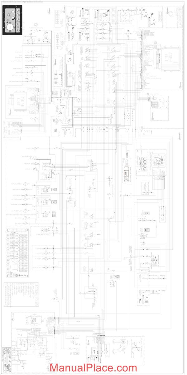 komatsu wh716 electronic schematic page 1 scaled