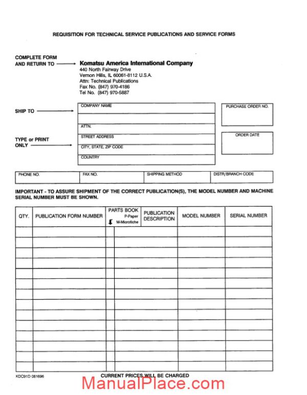 komatsu wheel loader wa250 1lc shop manual page 4