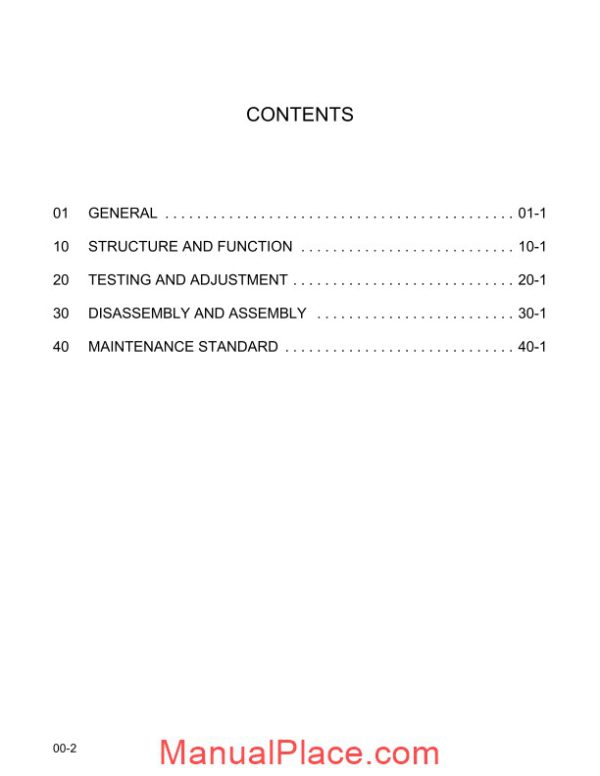 komatsu wheel loaders wa180l 3 shop manual page 2