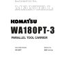 komatsu wheel loaders wa180pt 3 shop manual page 1