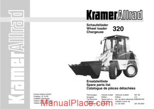 kramer 320 serie 1 spare parts page 1