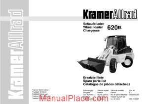 kramer 620 serie 1 spare parts page 1