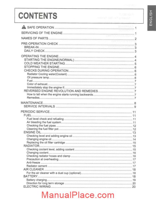 kubota d902 engine workshop manual page 3