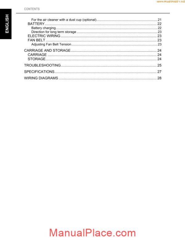 kubota diesel engine operators manual 30k14503 page 3