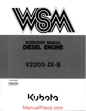 kubota diesel engine work v2203dib page 1