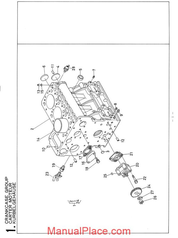 kubota engine d950 parts manual page 4