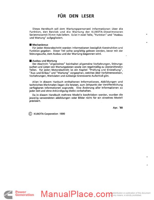 kubota engine manual 70 mm stroke series wsm page 4