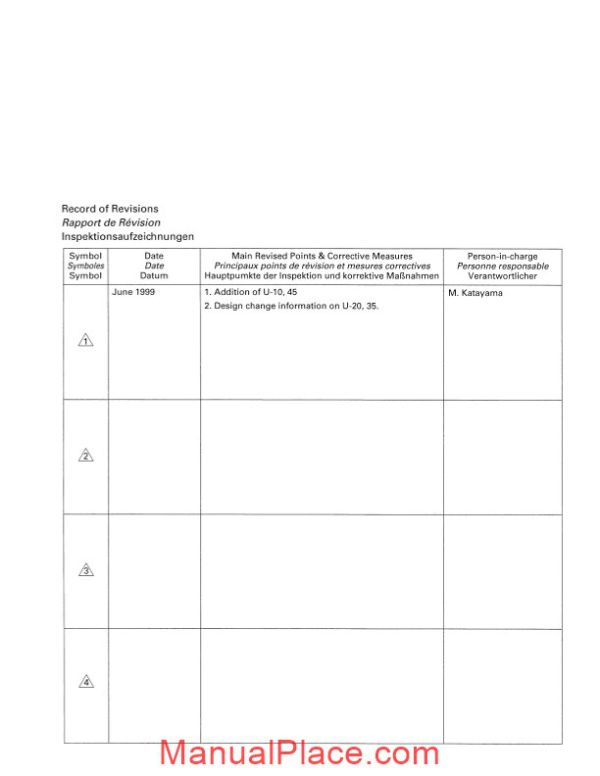 kubota excavator u10203545 workshop manual page 2