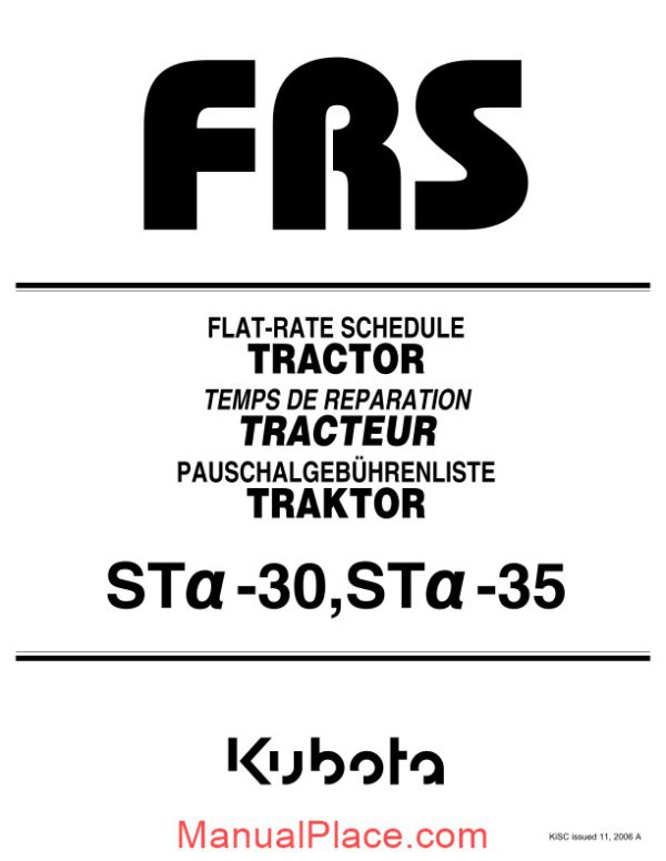 kubota sta 30 35 catalogue pieces page 1