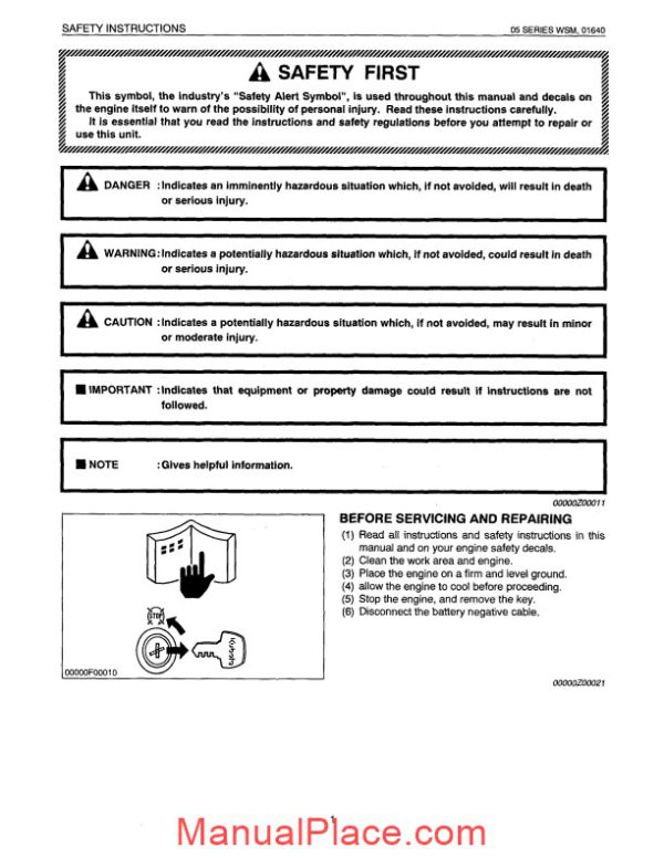 kubota v1505 e3b shop manual page 4