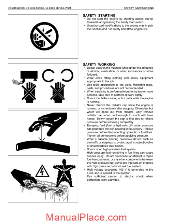 kubota v3 e3b v3 e3cb v3 e3bg diesel engine workshop manual page 4