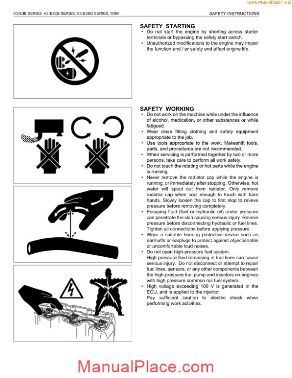 kubota v3 series service page 4