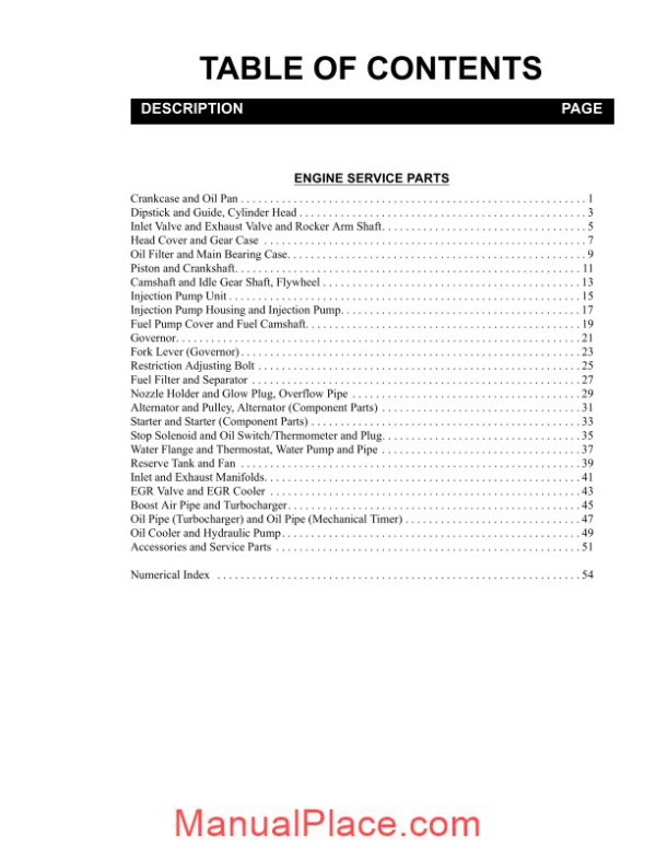 kubota v3800di ctl85 compact track loader t engine parts manual 917328 page 3