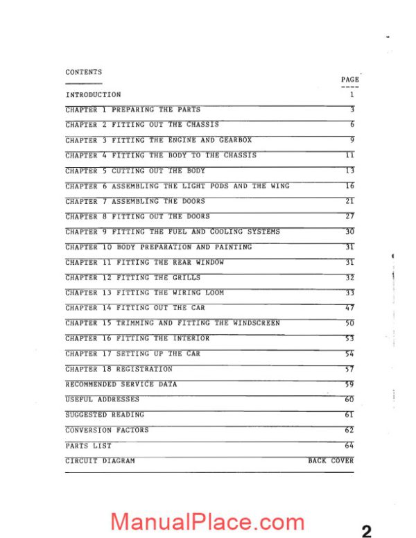 lamborghini prova designs countach replica assembly manual page 3