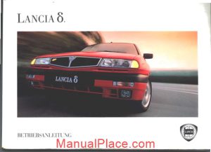 lancia delta workshop manual page 1