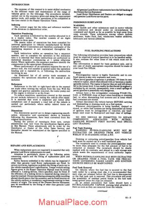 land rover series iii workshop manual 1 page 1