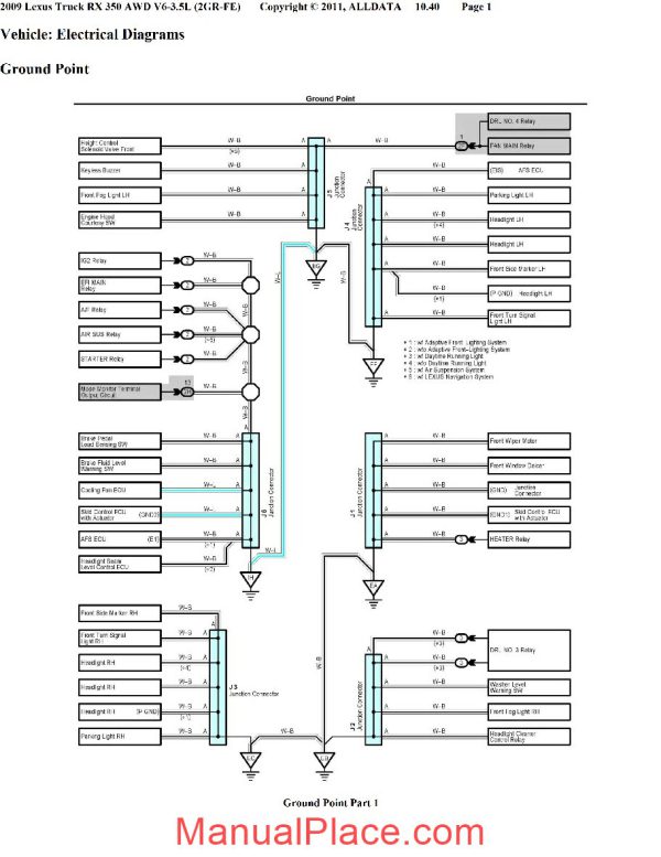 lexus electrical system page 1