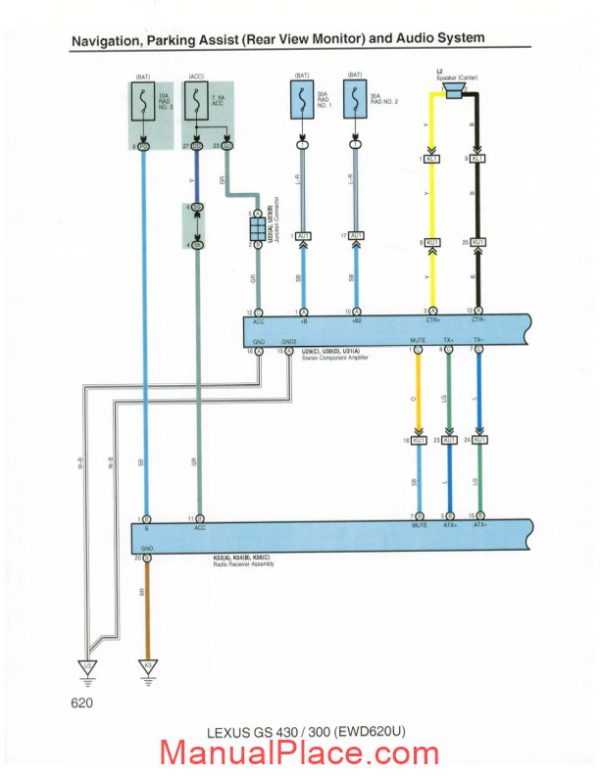 lexus gs 430300 2006 wiring diagram systems page 1