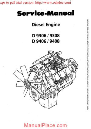 liebherr 9408 engine service manual page 1