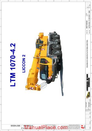 liebherr ltm 1070 4 2 electric diagrams page 1