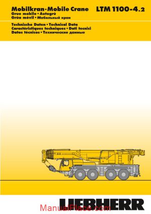 liebherr ltm 1100 4 2 part catalogue page 1