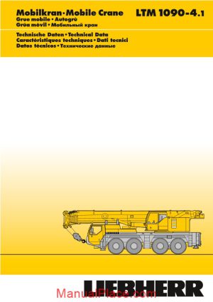 liebherr ltm1090 4 1 part catalogue page 1