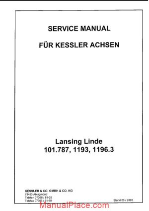 linde 101 787 1193 1196 service manual page 1