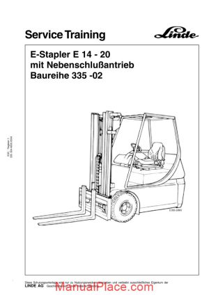 linde 335 03 service training page 1