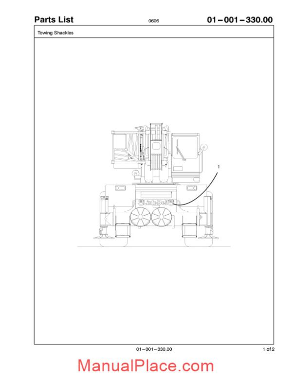 linkbelt n3k2 2587 parts manual page 4