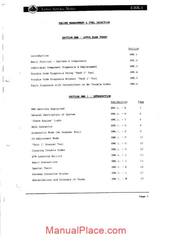 lotus elan engine management system page 2