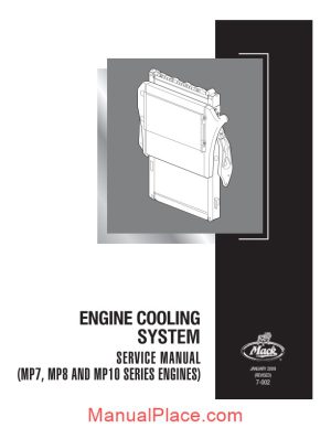 mack 2009 engine mp7 mp8 mp10 cooling system service manual page 1