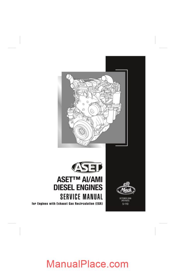 mack aset ai ami iegr engine service manual page 1