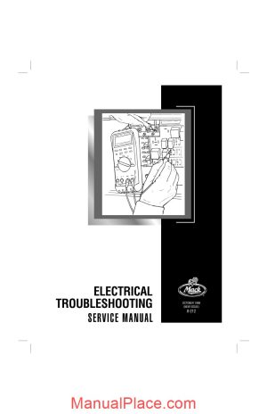 mack electrical troubleshooting manual page 1
