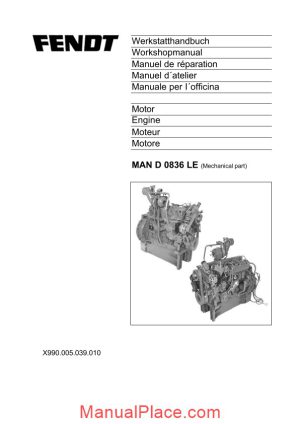 man d 0836 le workshop manual engine page 1