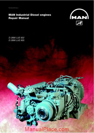 man industrial diesel engines d 2866 lue 602 d 2866 lue 605 repair manual page 1
