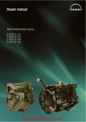 man industrial diesel engines d 2876 le 101 d 2876 le 103 d 2876 repair manual page 1