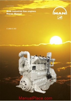 man industrial gas engines e 2866 e 302 repair manual page 1