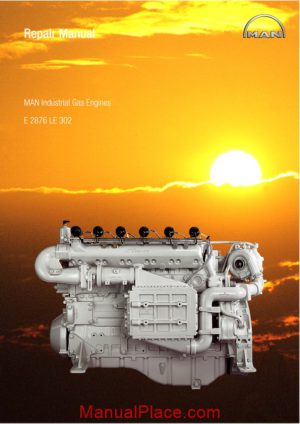 man industrial gas engines e 2876 le 302 repair manual page 1