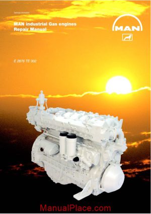 man industrial gas engines e 2876 te 302 repair manual page 1